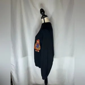 Tultex Scarecrow Pumpkin Fall Themed Women’s Vintage 90s Sweatshirt Large thumbnail 5