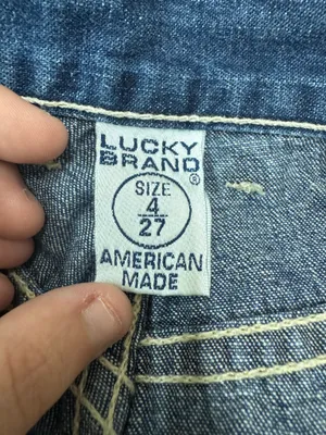 Lucky Brand Dungarees of America Low Rise Classic Zipper Fly Jeans Size 4/27 thumbnail 5