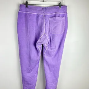 NSF Sayde Distressed Slim Jogger Sweatpants Purple Large thumbnail 3