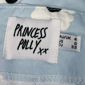 Princess Polly Light Blue Multi Daisy Floral Print Straight Pencil Mini Skirt 0 thumbnail 4