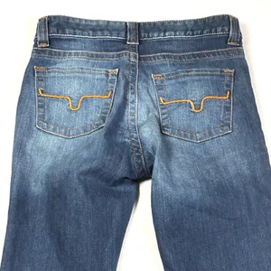 Kimes Ranch Betty Seventeen Jeans Women 2 x 32 Bootcut Cotton Western Frayed USA thumbnail 7