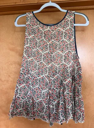 Free people floral tank top thumbnail 1