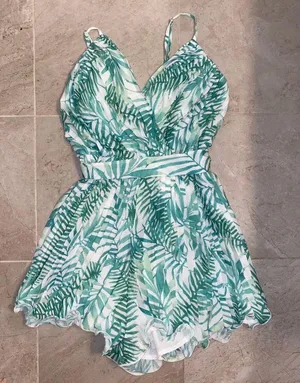 Revolve Green Romper thumbnail 1