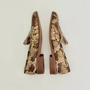 MADEWELL The Frances Loafer Snake Embossed Leather Snakeskin Shoes Size 8.5 thumbnail 7