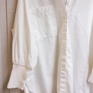 Women's White Button Up Shirt thumbnail 2