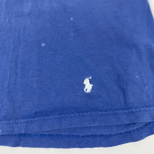 Polo Ralph Lauren Shirt Womens Small Blue Crewneck Short Sleeve Pony‎ Logo thumbnail 2