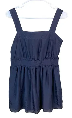 Alfani 100% Silk Black Baby Doll Tank Top Size 4 thumbnail 1