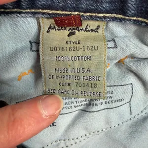 7 For All Mankind 27 Jeans Flare Low Rise Boho Retro Distressed Medium Blue Wash thumbnail 12