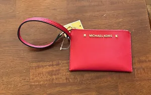 Michael Kors Red Wristlet/cardholder thumbnail 1