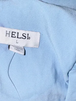 NEW HELSI Jackie Floral Beaded Baby Blue Gown Sz L thumbnail 7