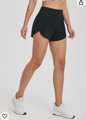 Baleaf Women's Quick Dry Athletic Running Shorts with Liner 3" Workout Sports Shorts Zipper Pocket thumbnail 2