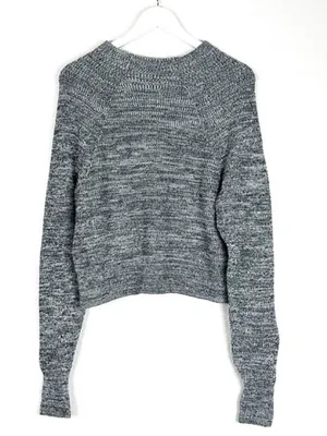 Free People cotton stretch chunky Too Good knit pullover sweater size XS EUC thumbnail 2
