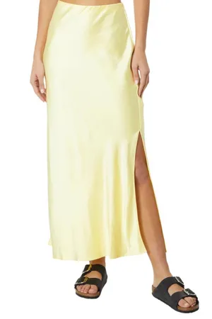 Madewell Satin Maxi Slip Skirt thumbnail 2