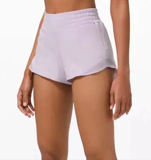 Lululemon Hotty Hot High Rise Athletic Shorts Lavender Dew Purple Size 12 thumbnail 3