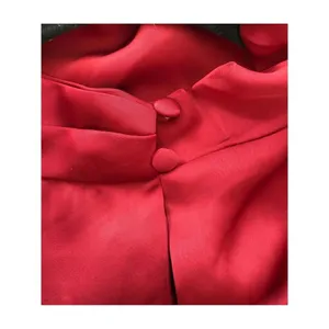 Lulus Wine Red Asymmetrical Satin Gown thumbnail 4