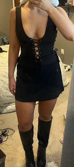 SheIn Heeled Knee high Black Boots thumbnail 4