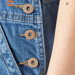 Dickies Heritage Bib Denim Overalls Medium Stone Wash Blue thumbnail 10