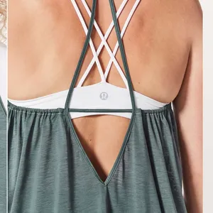 Lululemon Tighten Up Tank Sea‎ Steel Green thumbnail 3