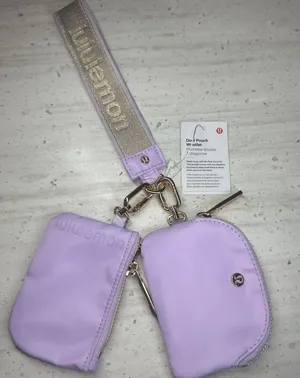 Lululemon Dual Pouch Wristlet Purple thumbnail 1