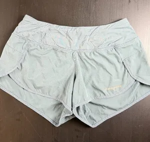 PATAGONIA Strider Light Grey Green Running Shorts Lined Size XS thumbnail 1