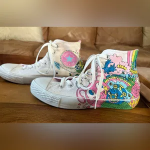 CONVERSE ALL STAR Einhorn Schwarz Limited Edition High Top Sneakers thumbnail 6