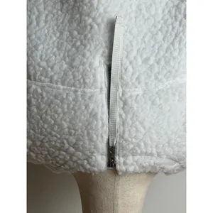Lululemon Wool Whenever Crew Women 4 Gray‎ Vapor Sherpa Fleece Pullover Gorpcore thumbnail 6