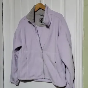 Women’s Columbia Benton Springs Fleece Jacket in purple Size Extra Large thumbnail 2