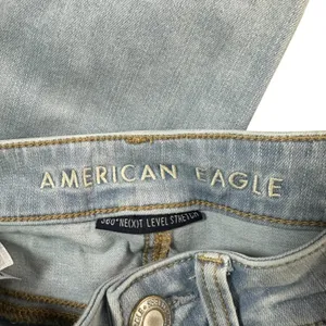 American Eagle Next Level Stretch Skinny‎ Jeans Size 00 Regular Light Wash Denim thumbnail 6