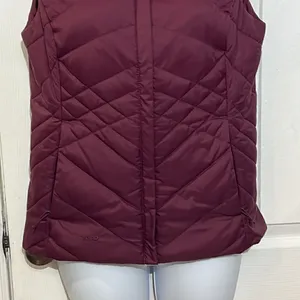 The North Face Down‎ Alpz Vest 550 Fill Medium Maroon size XS thumbnail 4