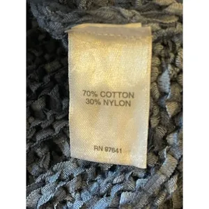 J.‎ Jill Pure Jill Blue Indigo Open Stitch Cotton Blend Pullover Sweater Size XS thumbnail 11