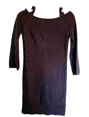 White House Black Market Sweater Dress Cotton stretch Knit‎ Mini size XS thumbnail 1