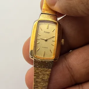 Elegant Vintage Pulsar Ladies Quartz Watch Y432-5280 Working New Battery thumbnail 6