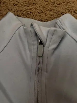 Lululemon light blue nulu cropped define jacket size 4 thumbnail 6
