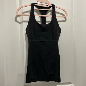 Lululemon Power Up Tank Black Size 6 thumbnail 5