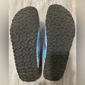 Papillio Birkenstock Stylish Blue Patterned Sandals thumbnail 8