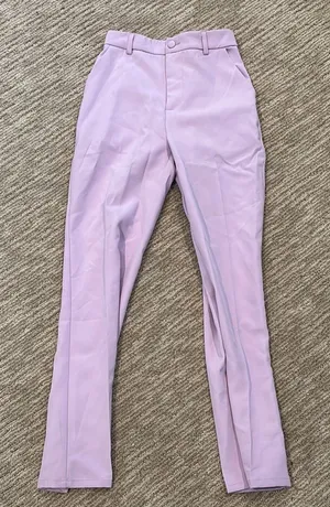 Meshki Lavender High-Waisted Pants thumbnail 1