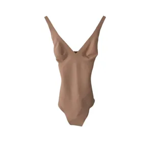 NWT Skims Body Unlined Plunge Thong Bodysuit Clay Size XXS thumbnail 3