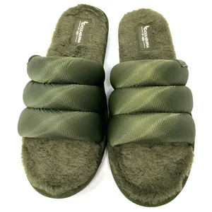 Koolaburra by Ugg Size 10‎ Green Slides Slippers Fuzzy Casual Shoes Comfort thumbnail 8