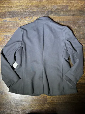Old Navy Classic Ponte Knit Blazer Black XL thumbnail 6