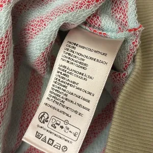 NEW! We The Classic Striped Oversized Crewneck Sweatshirt LARGE Red thumbnail 15