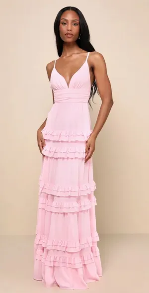 Pink Lulus dress  thumbnail 1