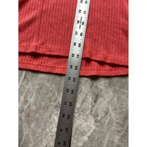 Beyond Yoga Ribbed Tank Top Womens L Coral Pink Orange Sleeveless Athletic Shirt thumbnail 5