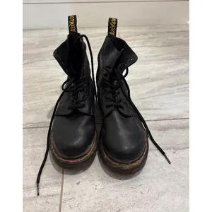 Dr. Martens 1460 Pascal Virginia Black Leather Lace Up Combat Boots Women Size 6 thumbnail 2