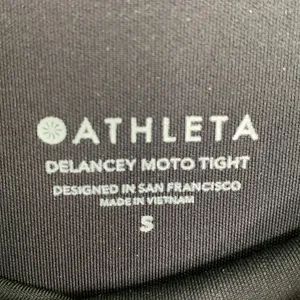 Athleta Delancey Moto Black Tight Legging Pant W-800 Sz S thumbnail 11