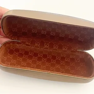 Gucci‎ Bronze Hard Shell Sunglass Eyeglass Eyewear Case thumbnail 2