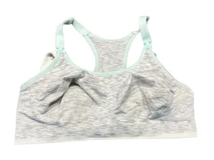 Bravado! Designs Gray Nursing‎ Sports Bra L Adjustable Racerback Clip Down thumbnail 1