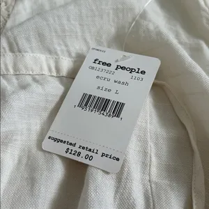 Free People Rugged Beauty Swing Dress Ecru thumbnail 11