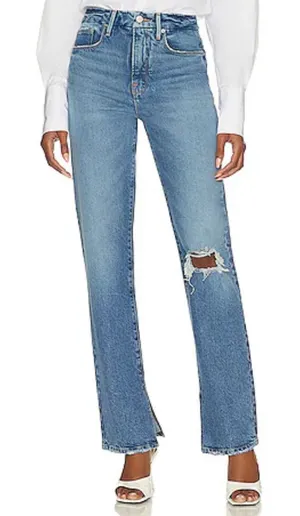 GOOD‎ AMERICAN good american Good Boy in Indigo263 Slit Size 10/30 thumbnail 1