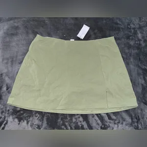 American Eagle It Knit Skort in Olive Moss Size Medium New with tag thumbnail 12