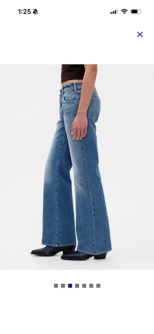 NWT GAP Midrise Wide Leg Rigid Jeans thumbnail 3